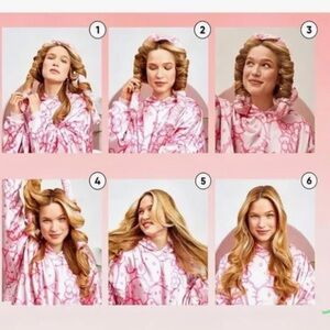 Hello Kitty hair curler roller overnight